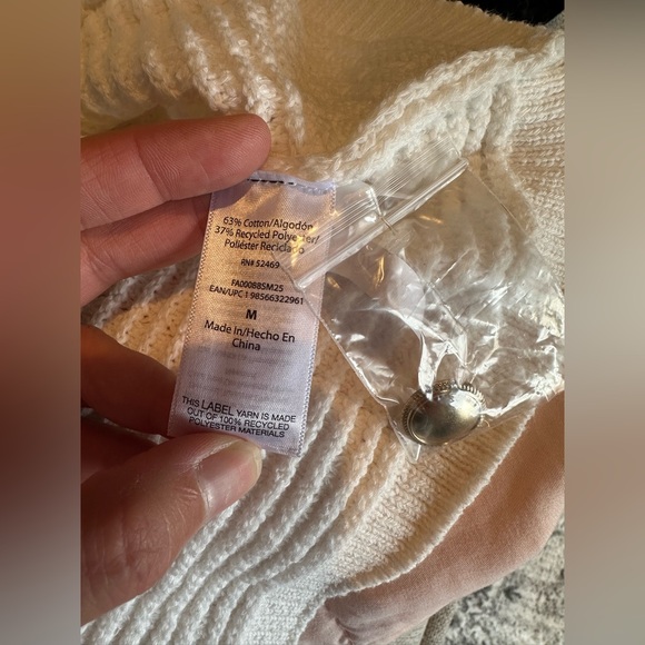 NWT Free Assembly Women's and Women's Plus Crochet Cardigan Sweater, Lightweight - Picture 9 of 11